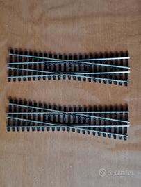 Rivarossi N3356 incrocio 9° 30' NEM120 scala H0