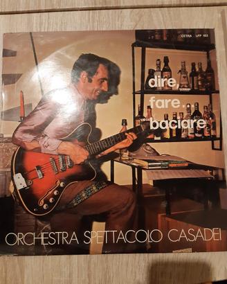 LP Vinile 33 Orchestra Casadei dire fare baciare