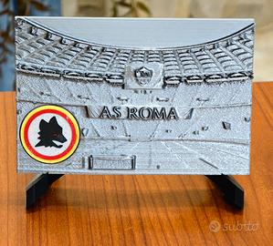 As Roma  Stadio Olimpico Quadretto 14 cm