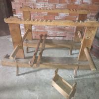 Antico telaio sardo + telaio meccanico