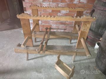 Antico telaio sardo + telaio meccanico