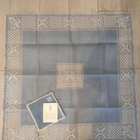 tovaglia + tovaglioli di lino di Ricami Gigiola