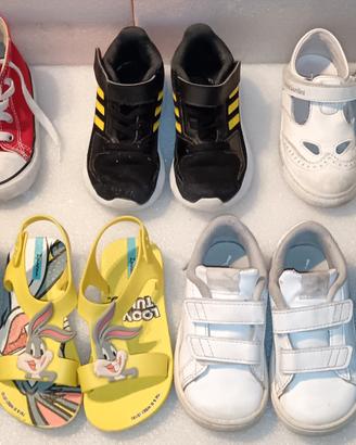 7 Paia Scarpe per bambini usate ma in buono stato 