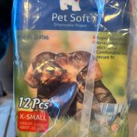 Pet Soft pannolini per cani femmina 12 pz
