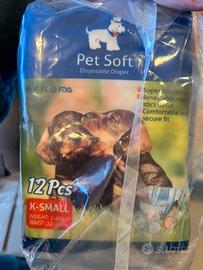 Pet Soft pannolini per cani femmina 12 pz