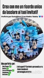 Portachiavi Silicone Alimentare idea bomboniera