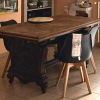 tavolo antico in legno massello