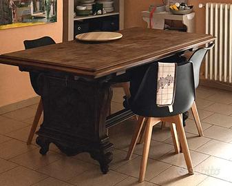 tavolo antico in legno massello