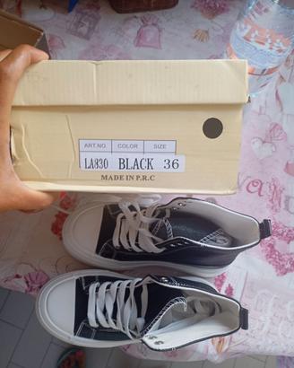 scarpe da ginnastica alte 