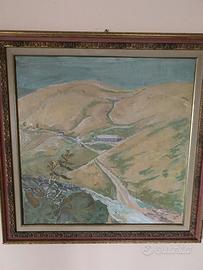 Quadro dipinto a mano Altopiano di Asiago