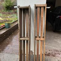 Fioriere in legno di larice 130cmx25cm