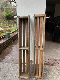 Fioriere in legno di larice 130cmx25cm