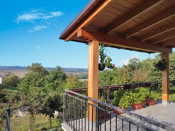 Casa di campagna ristrutturata con giardino+vista