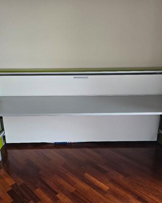 Letto singolo Cley con chiusura orizz e scrivania