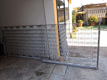 barriera righiera in ferro recinzione