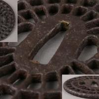 Tsuba antica giapponese kiku