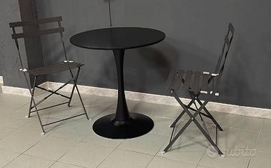 DUE SEDIE DA GIARDINO PIEGHEVOLI