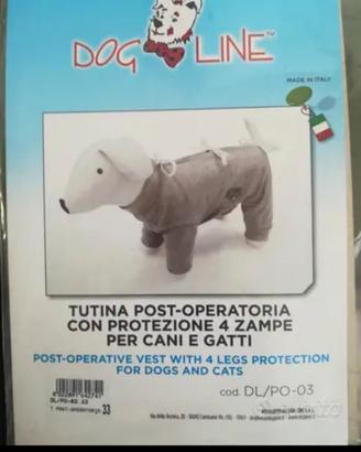 Tutina postoperatoria cane e gatto