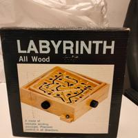Labyrinth gioco vintage legno
