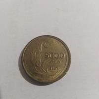 MONETA 5000 LIRE TURCHE