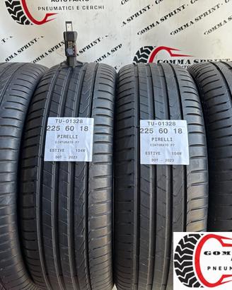 4 PNEUMATICI 225/60 R18 PIRELLI ESTIVE