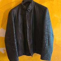 Giacca biker vera pelle taglia M RARE vintage