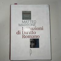 istituzioni di diritto romano - matteo marrone