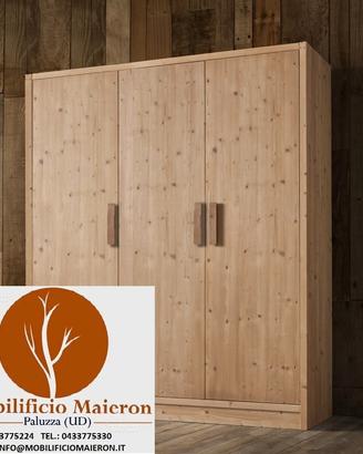 Armadio In Legno Abete Per Camere Hotel cd0234