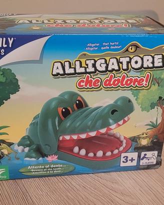 Alligatore che dolore
