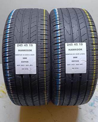 2 GOMME 245 45 19 HANKOOK RIF4726