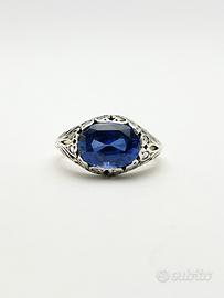 Anello oro 18 kt diamanti