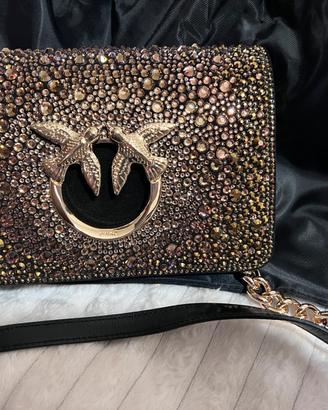 Borsa Pinko Click full strass