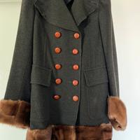 Cappotto in lana verde Dolce e Gabbana
