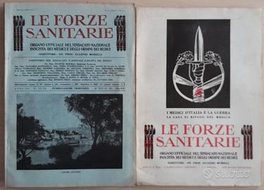 LE FORZE SANITARIE - FASCISMO - MEDICINA