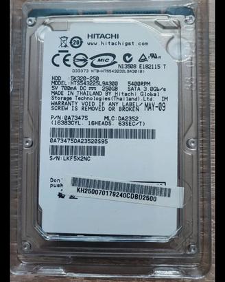 hard disk HDD Hitschi 