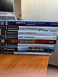 Blocco videogiochi retro (ps2, gamecube, pc)