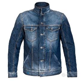 Giacca moto Uomo jeans PMJ - Promo jeans West Blu