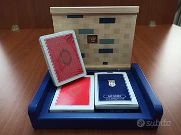 Porta Carte Gioco Poker Multicolor Blu Dal Negro