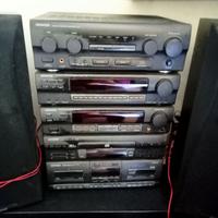 Impianto hi fi Kenwood anni 90