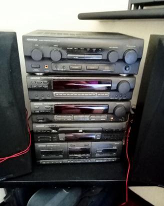 Impianto hi fi Kenwood anni 90