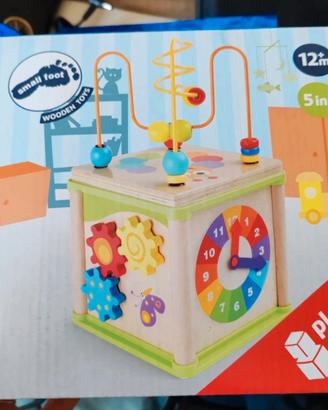 cubo multiattività montessori, 5 in 1