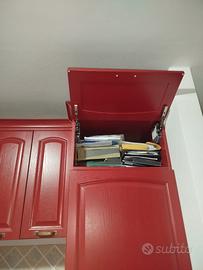 cucina lineare con tris da 3 metri e 30