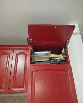 cucina lineare con tris da 3 metri e 30