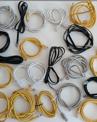 33 Cavi Lan Cat6 Cat5 Cat5e rete 