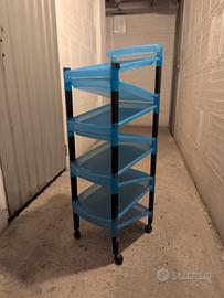 Scarpiera blu 