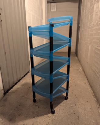 Scarpiera blu 