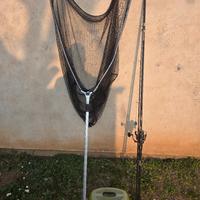 Canna da pesca +guadino 