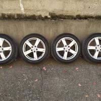 4 cerchi 17" per Audi A4 B9 (+ gomme inv. 225/50)