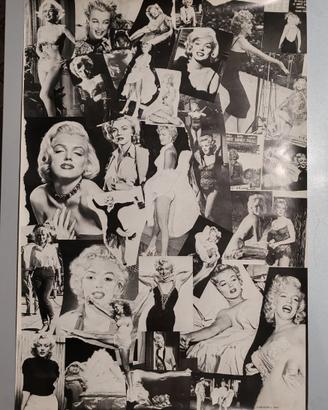 Poster Marilyn Monroe collage anni '80