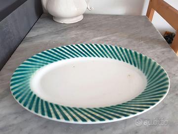 Piatto da portata ovale epoca Ironstone déco